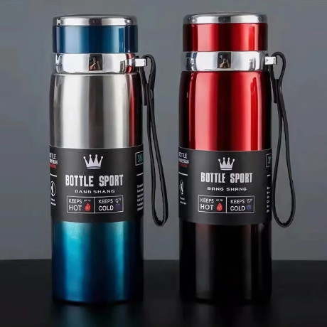 1L Insulated Thermos Bottle – Keeps Drinks Hot & Cold | Stainless Steel Flask