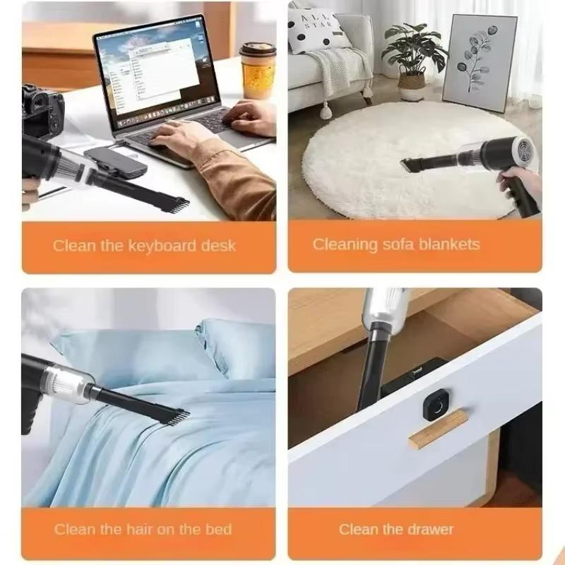 High Power Wireless Car Vacuum – 120W Portable Handheld Wet & Dry 3-in-1 Cleaner - Image 5
