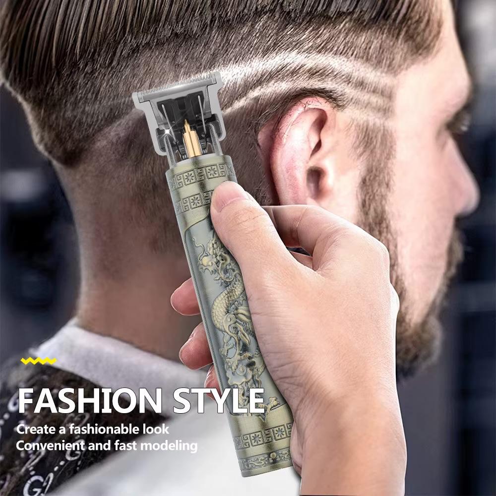 Men’s Hair Clipper Professional – Metal Body Rechargeable Hair Cutting Machine - Image 3