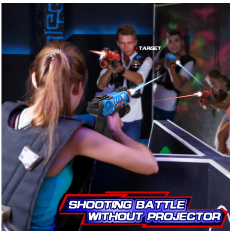 CSTAG UFO Duck Hunt Laser Gun Game Projector Shooting Toy for Children Indoor Fun Game - Image 5