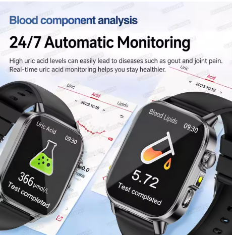 Men Smartwatch ECG Fitness Tracker Bluetooth Calling Blood Pressure Blood Oxygen Multi Health Monitoring Watch - Image 6